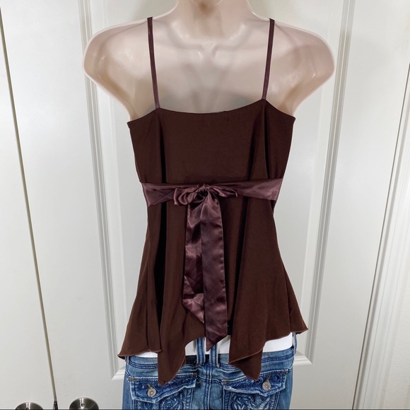 ❗️SOLD❗️Vintage 90s Y2K Low Cut Asymmetrical Top - Picture 4 of 16